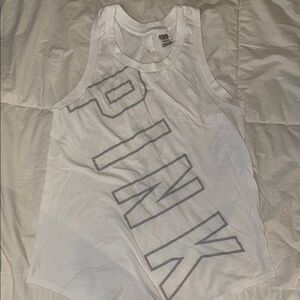 PINK Victoria's Secret White Tank